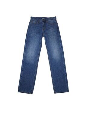 Old Navy Mens Loose Fit Blue Denim Jeans Size 30x36 Classic Straight 100% Cotton